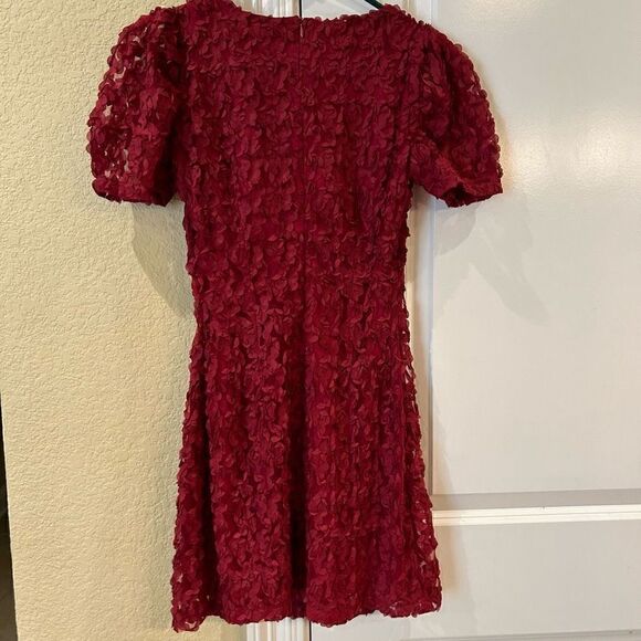 Lulus wine red lace dress size XS - Picture 5 of 8